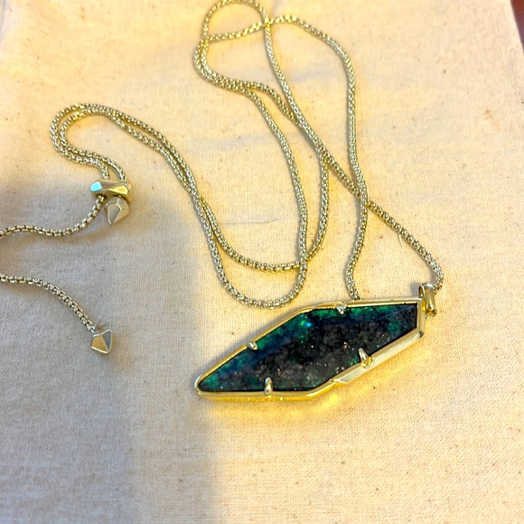 Kendra Scott Jewelry Kendra Scott Long Pendant Necklace Gold With